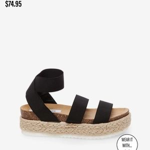 Steve Madden Kimmie Black Sandals